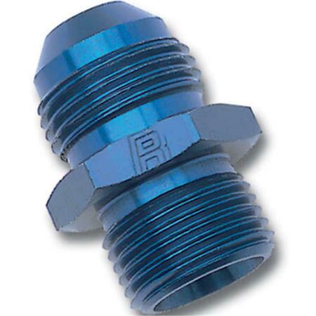RUSSELL-EDEL 18 mm x 1.5 Adapter Fitting Flare to Metric Adapter, Blue R62-670560